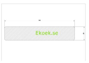 Förkolnade och borstade staketbrädor av nordisk gran